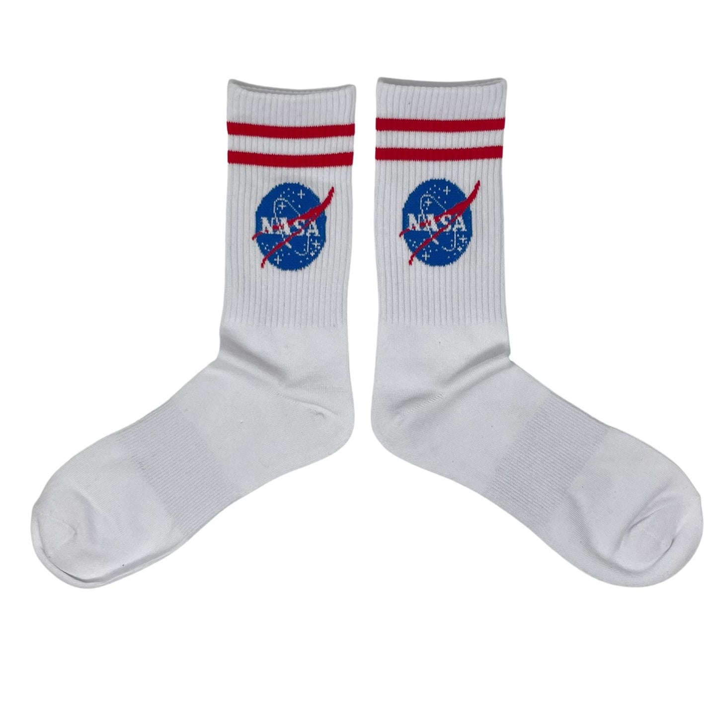 Calcetines Rayados Nasa Blancos