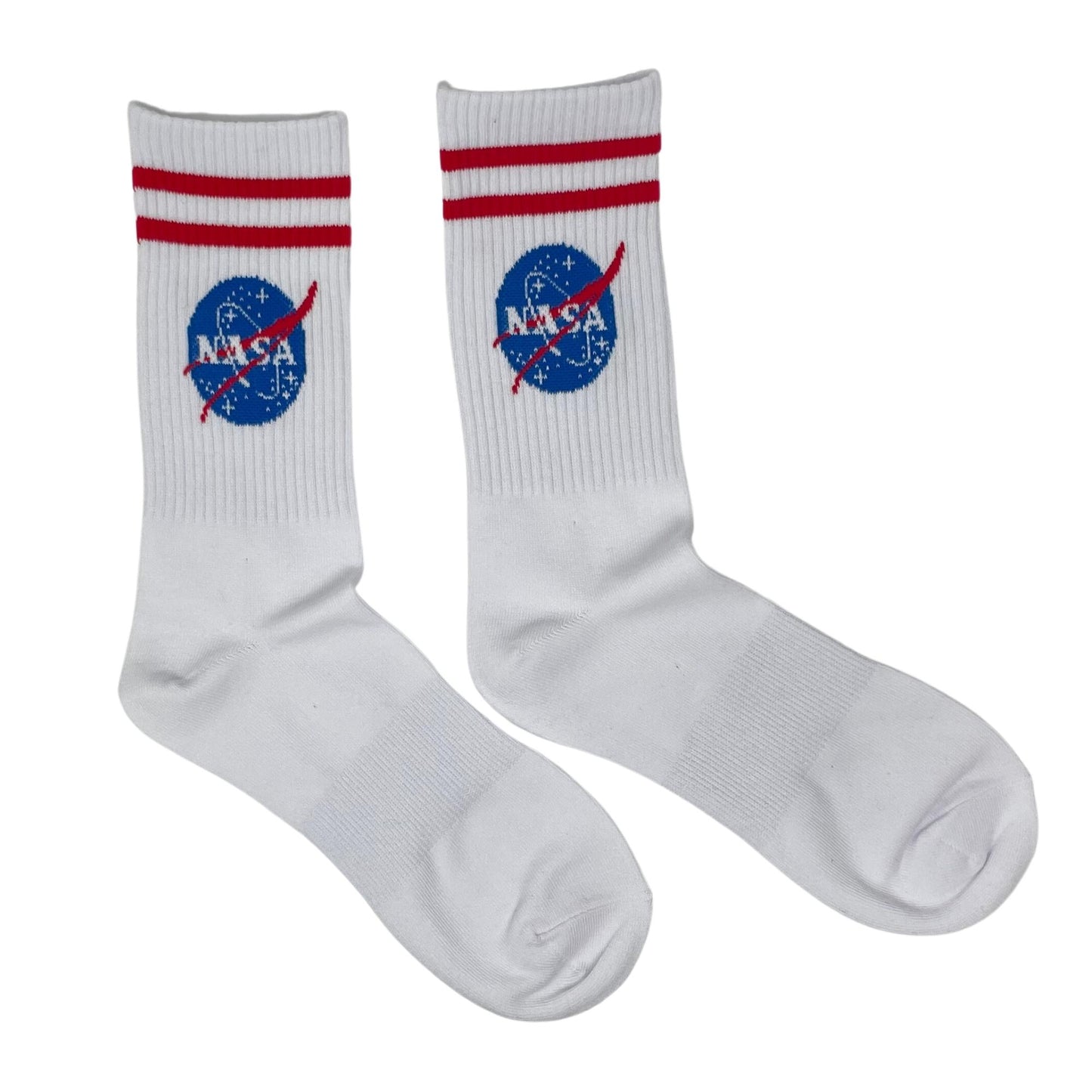 Calcetines Rayados Nasa Blancos