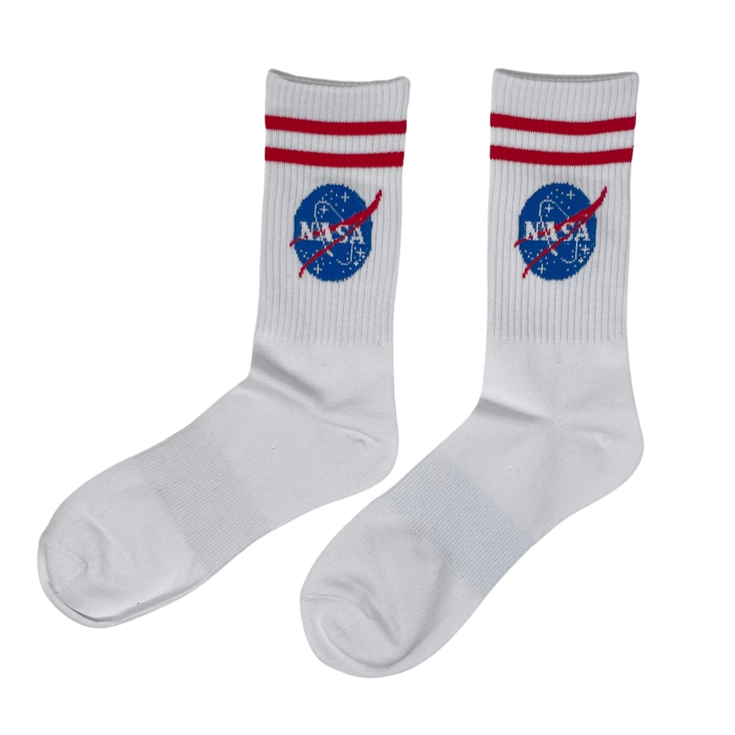 Calcetines Rayados Nasa Blancos