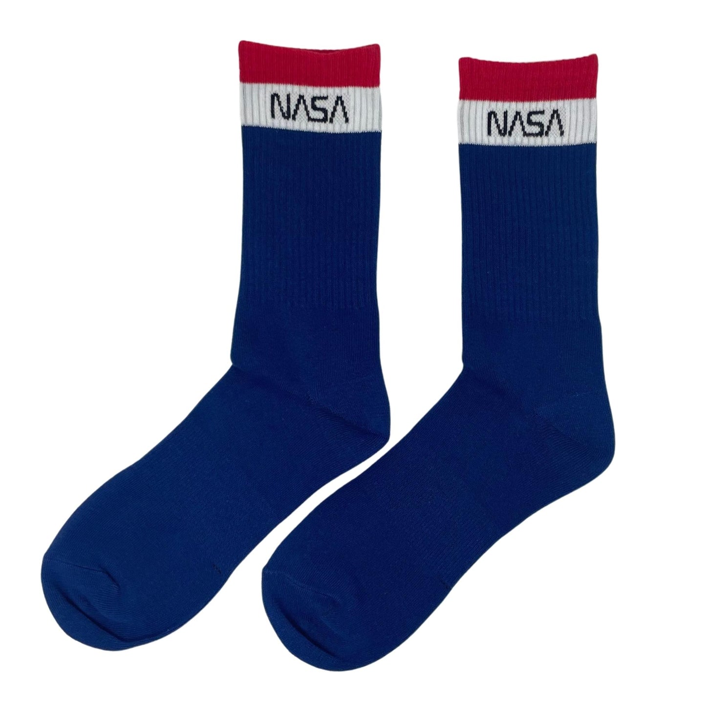 Calcetines Rayados Nasa Azul