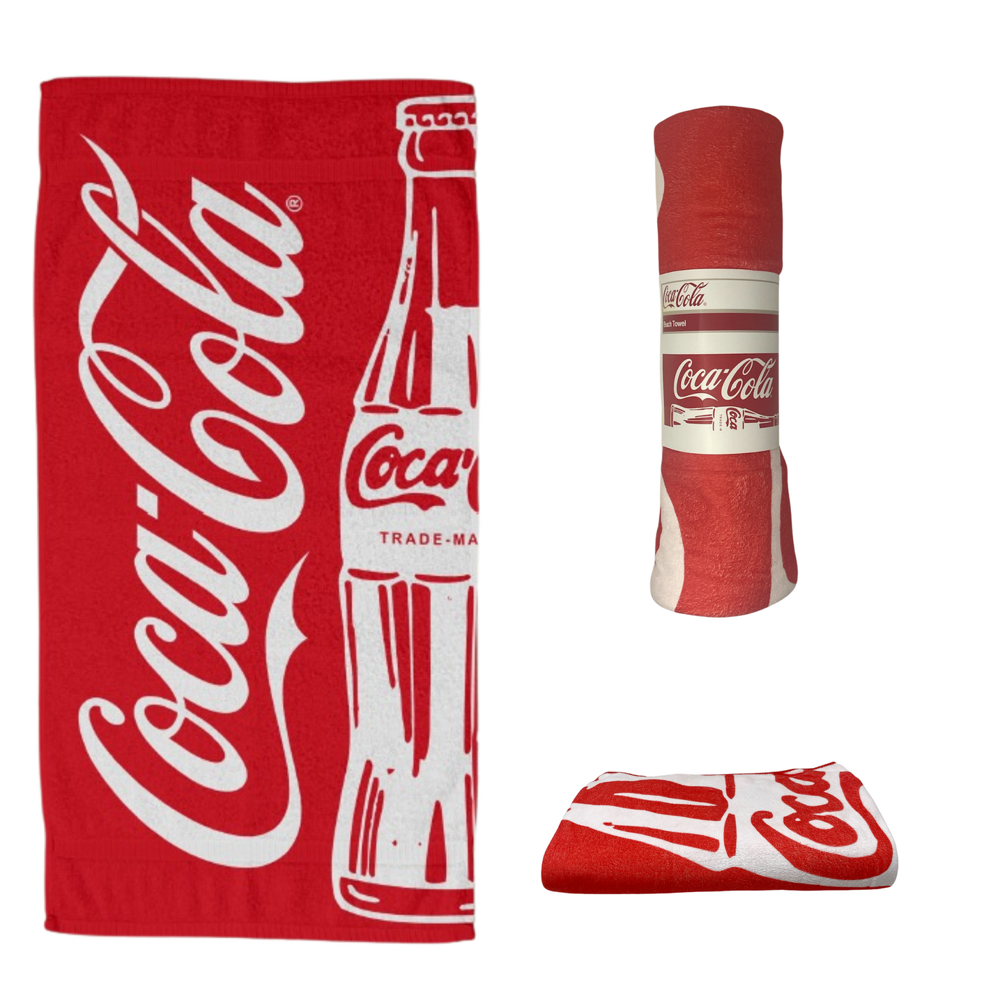 Toalla Roja Coca Cola Microfibra