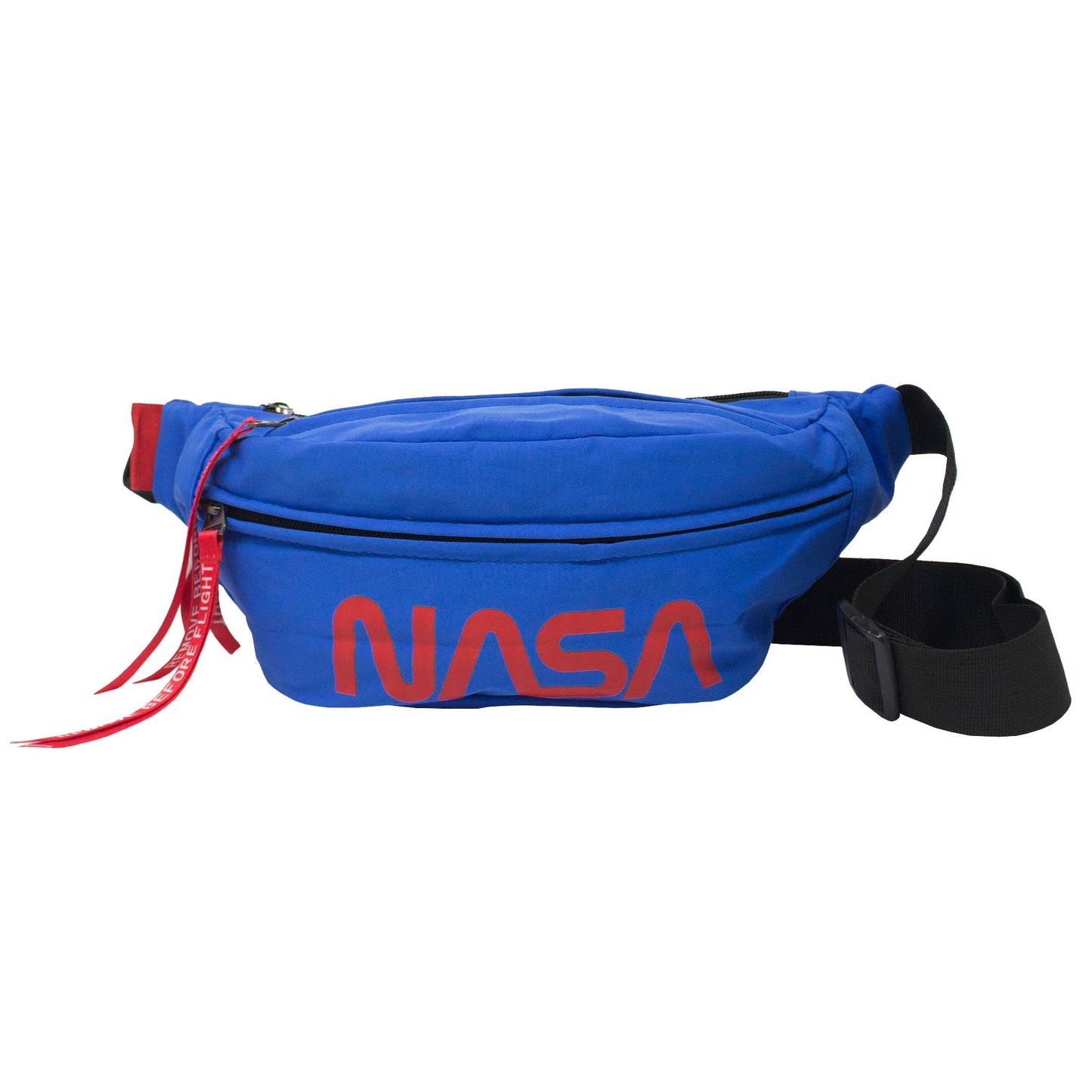 Cangurera Nasa Azul Rey / Rojo