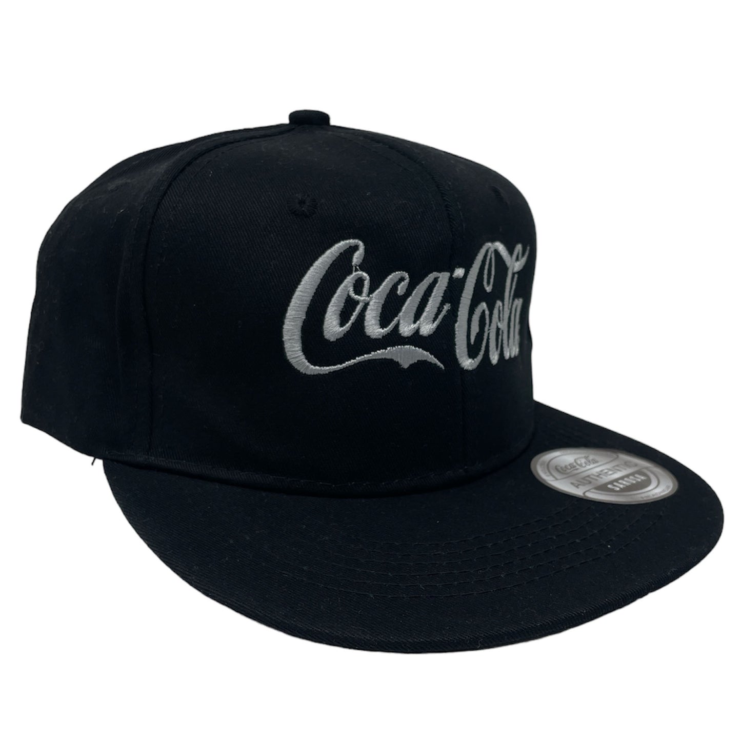Gorra Plana Coca Cola Bordado Gris