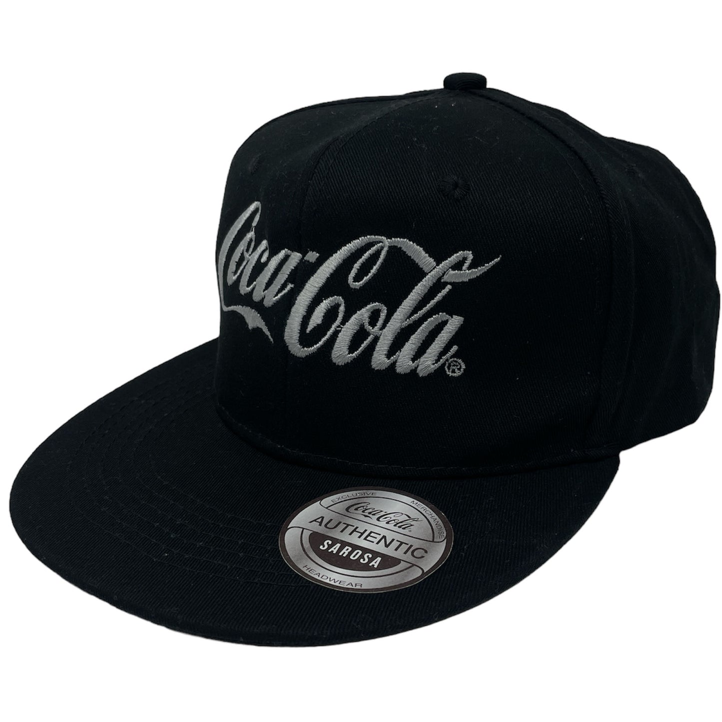 Gorra Plana Coca Cola Bordado Gris