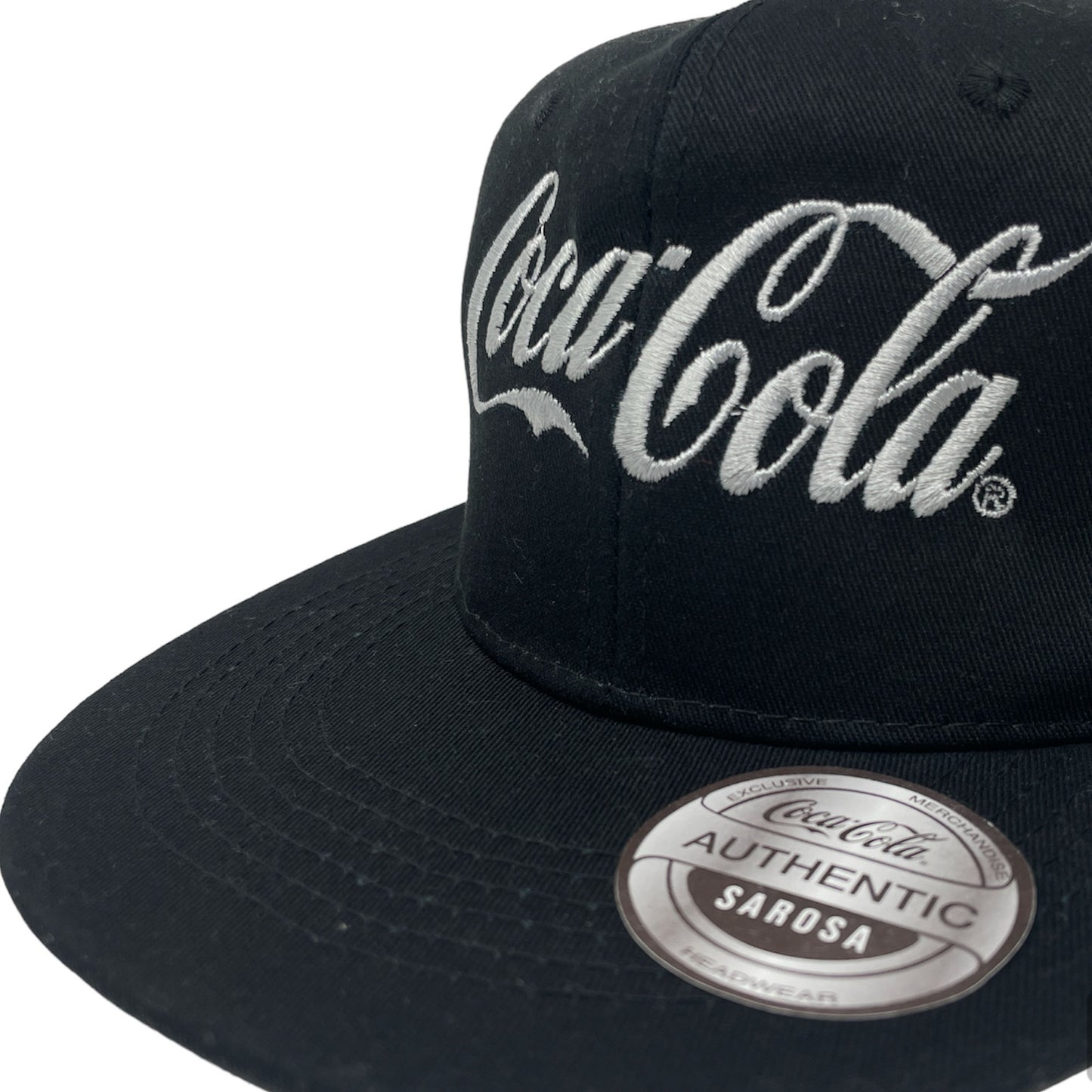 Gorra Plana Coca Cola Bordado Gris
