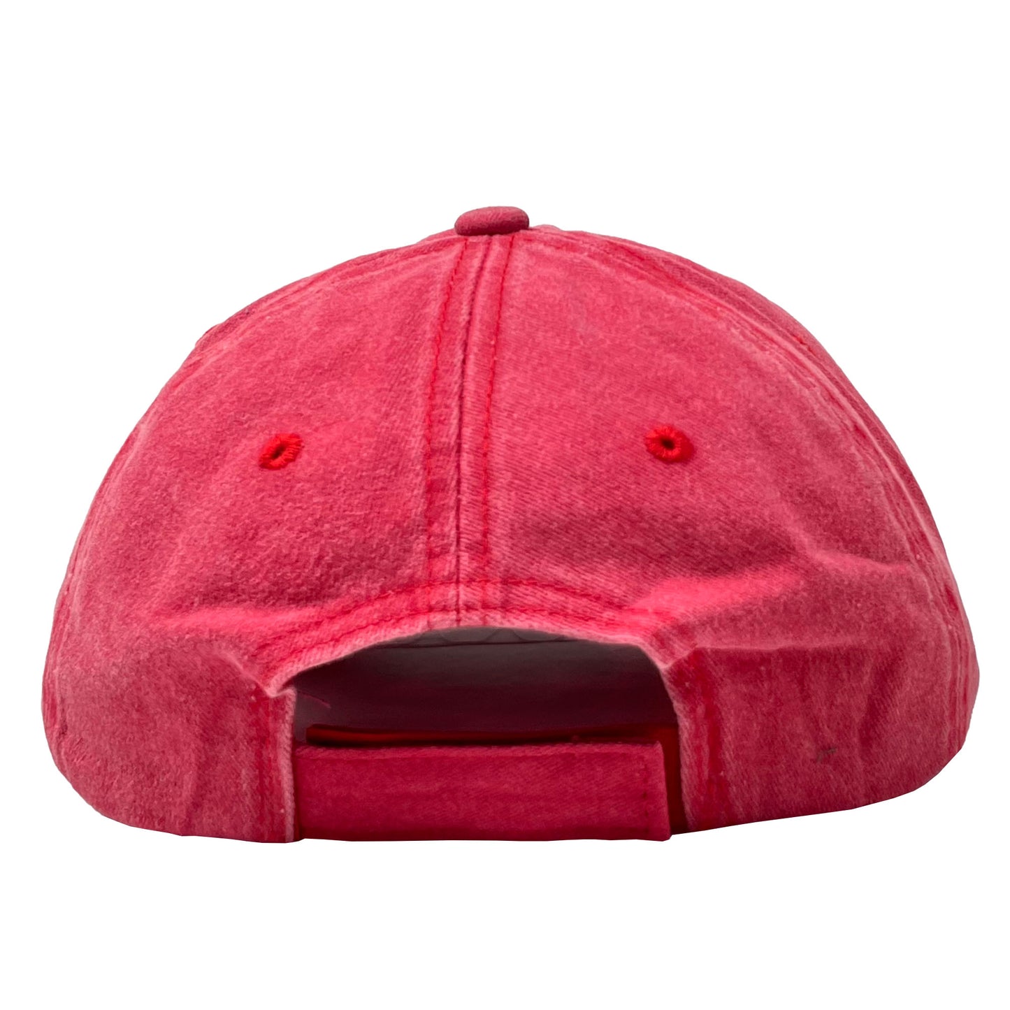 Gorra Nasa Rojo Deslavado con Bordado