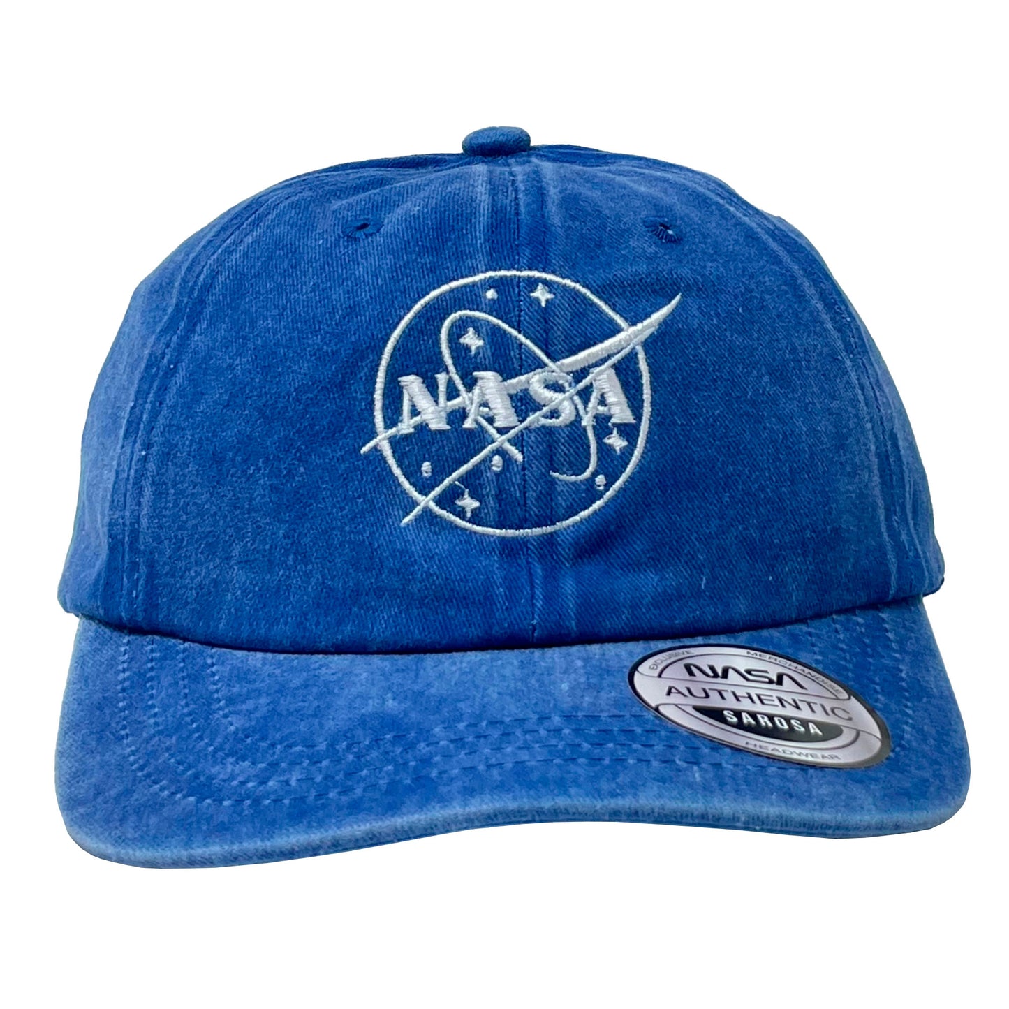 Gorra Nasa Azul Deslavado con Bordado