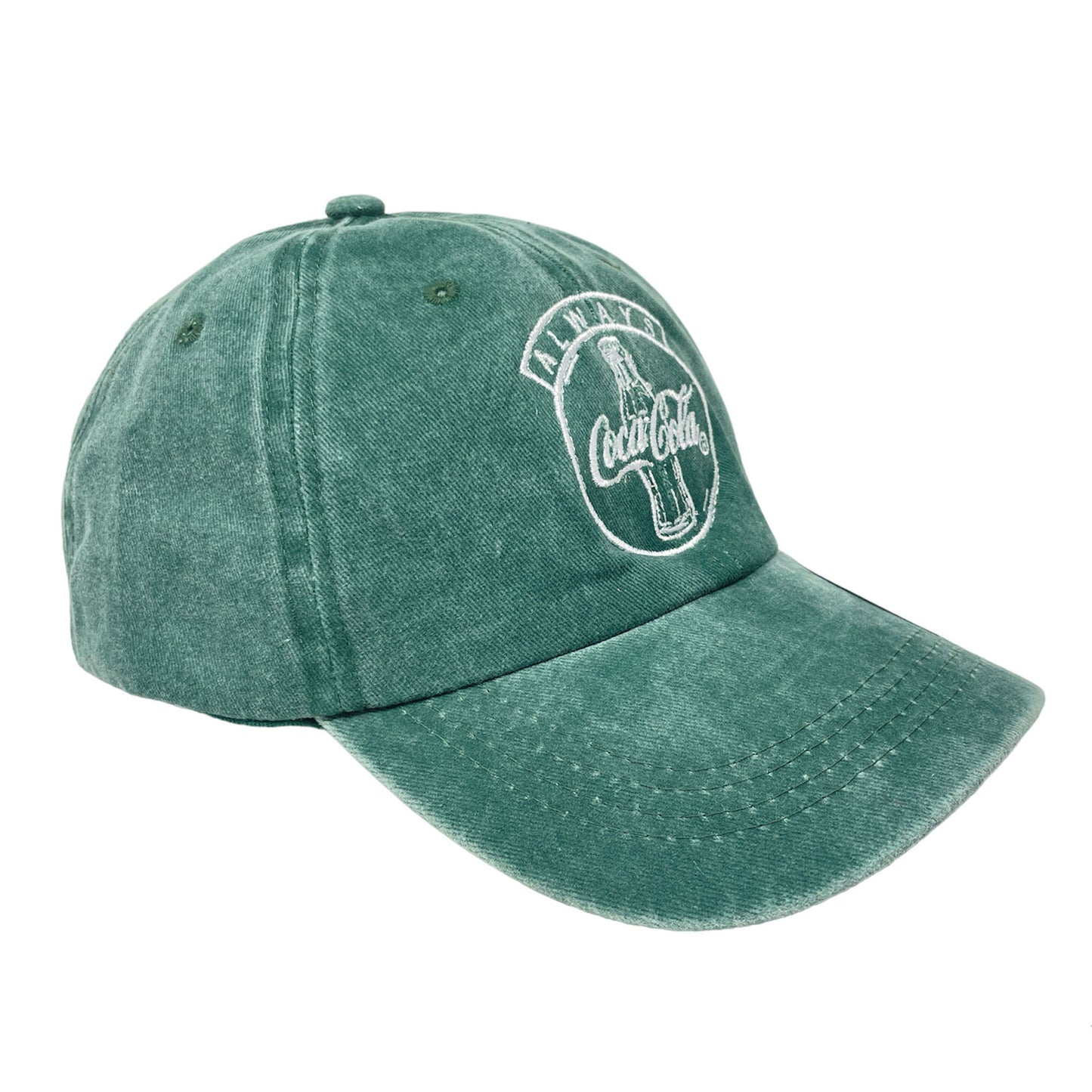 Gorra Coca Cola Bordado Verde Botella