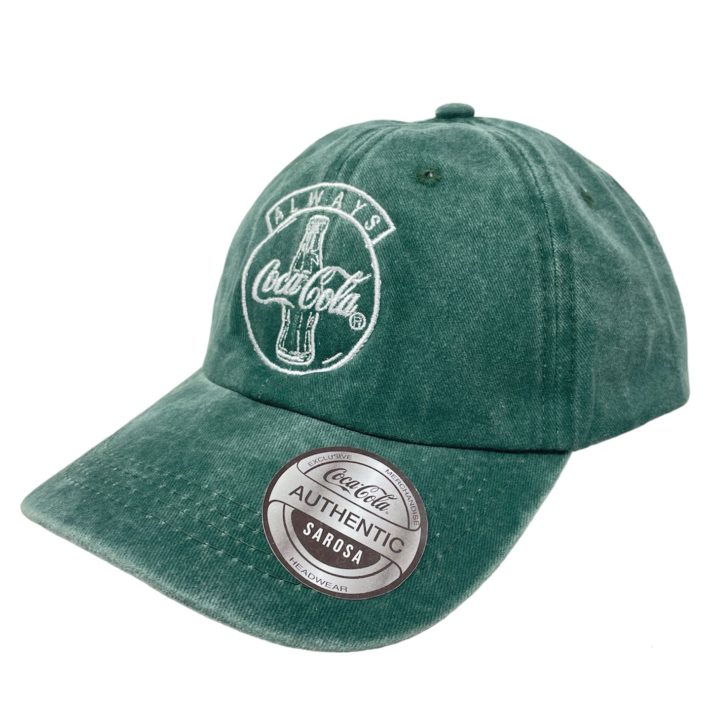 Gorra Coca Cola Bordado Verde Botella