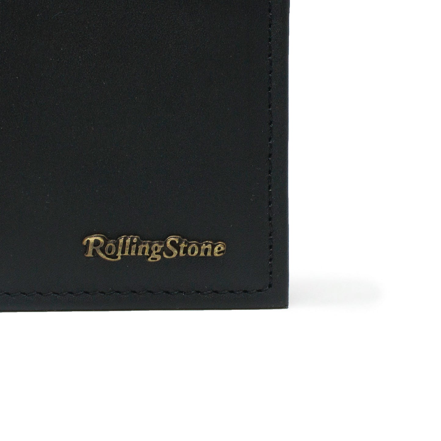 Cartera Negra Rolling Stone de Cuero