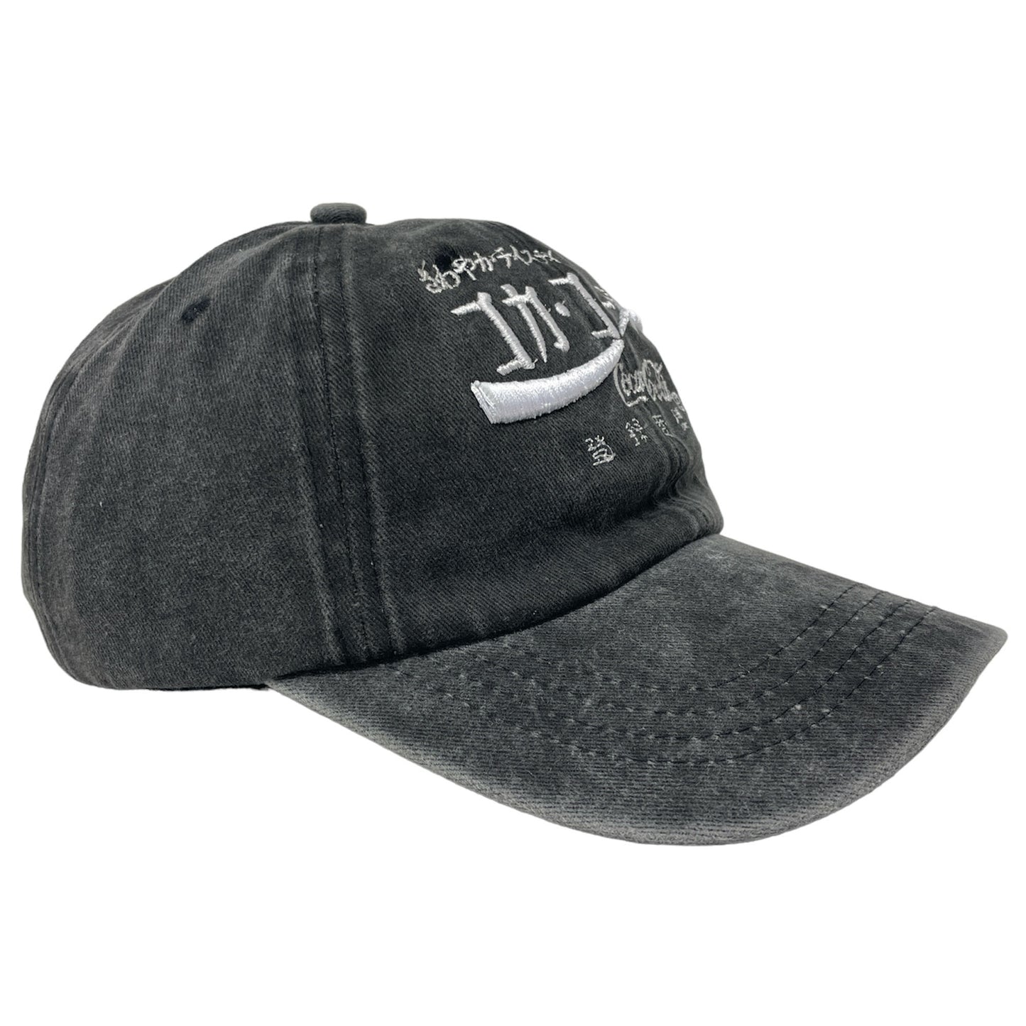 Gorra Coca Cola Bordado Negro Lavado