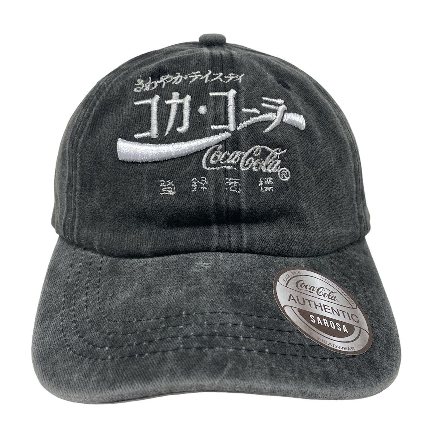 Gorra Coca Cola Bordado Negro Lavado