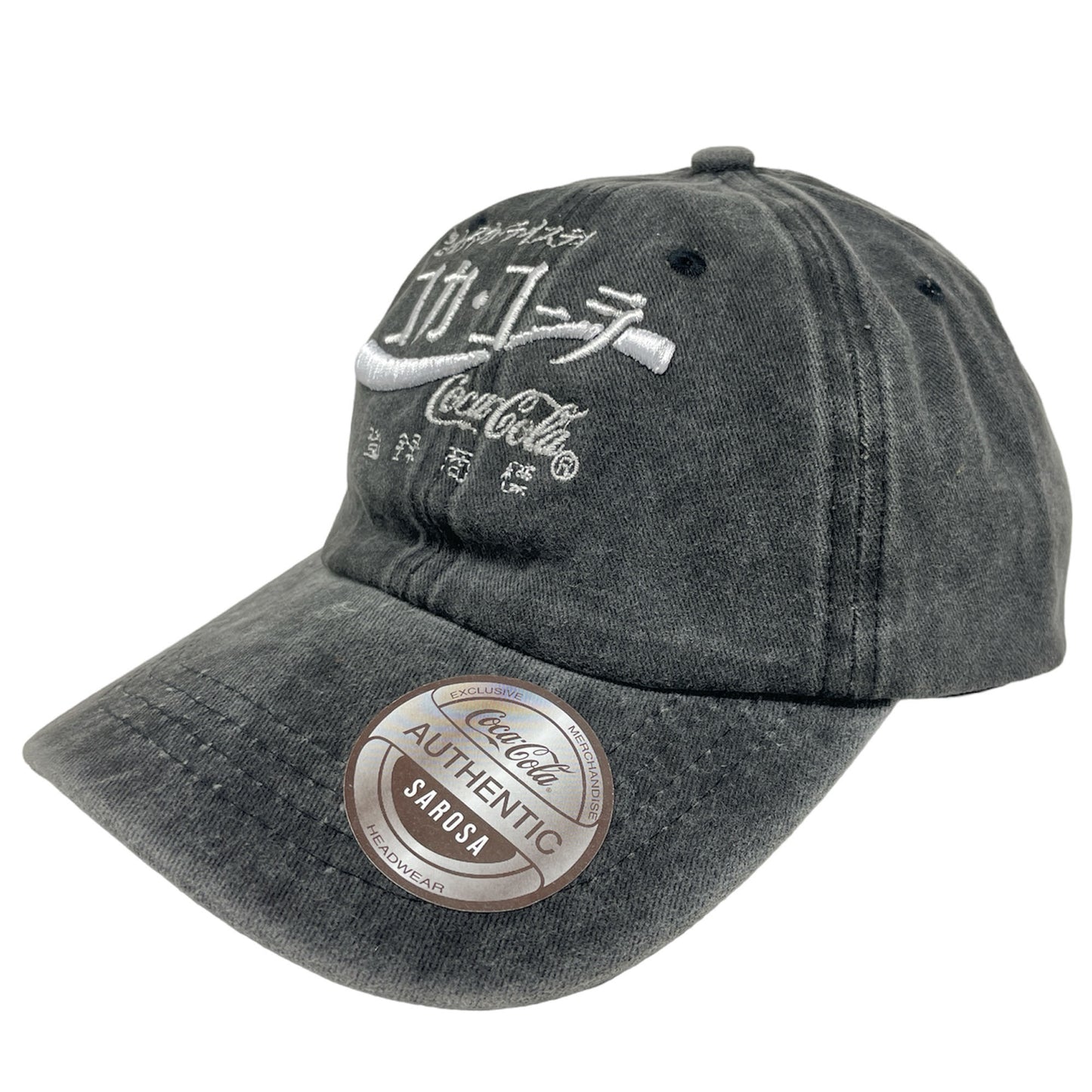 Gorra Coca Cola Bordado Negro Lavado