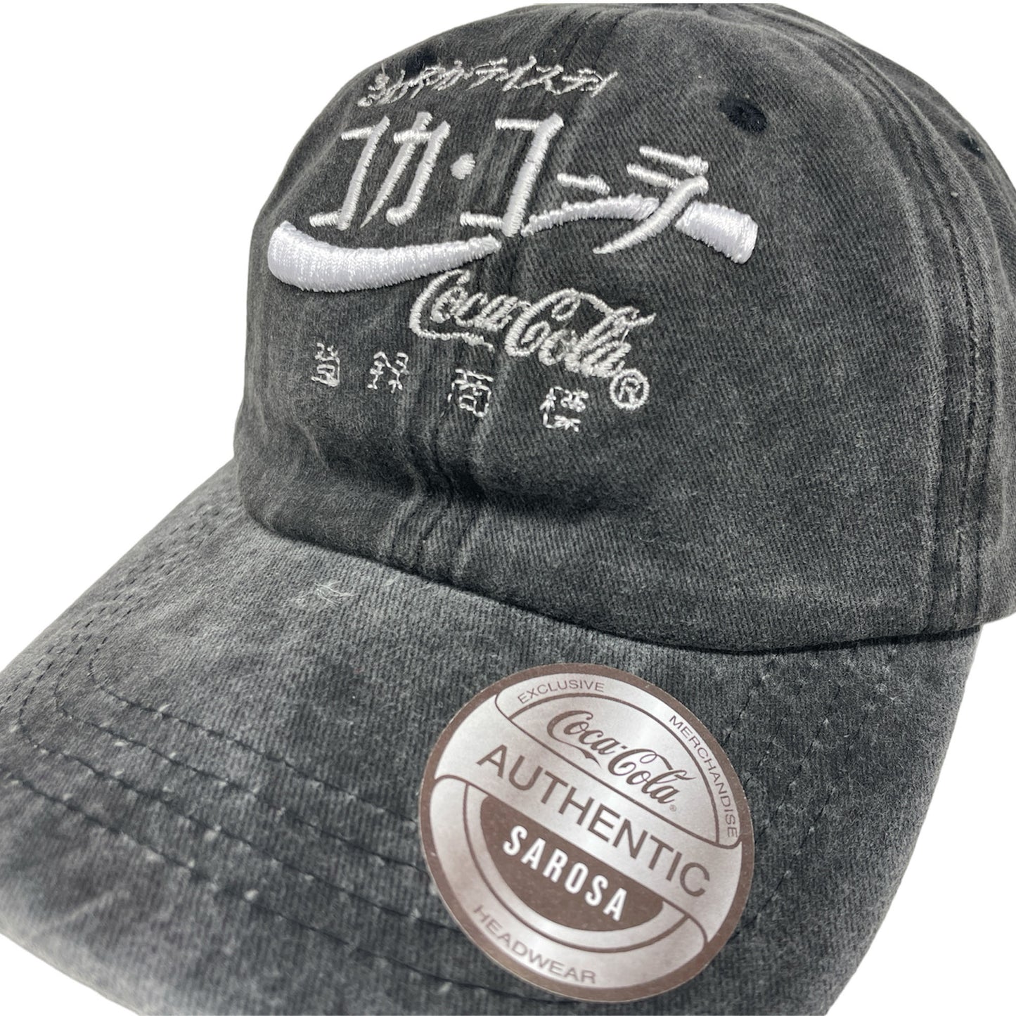 Gorra Coca Cola Bordado Negro Lavado