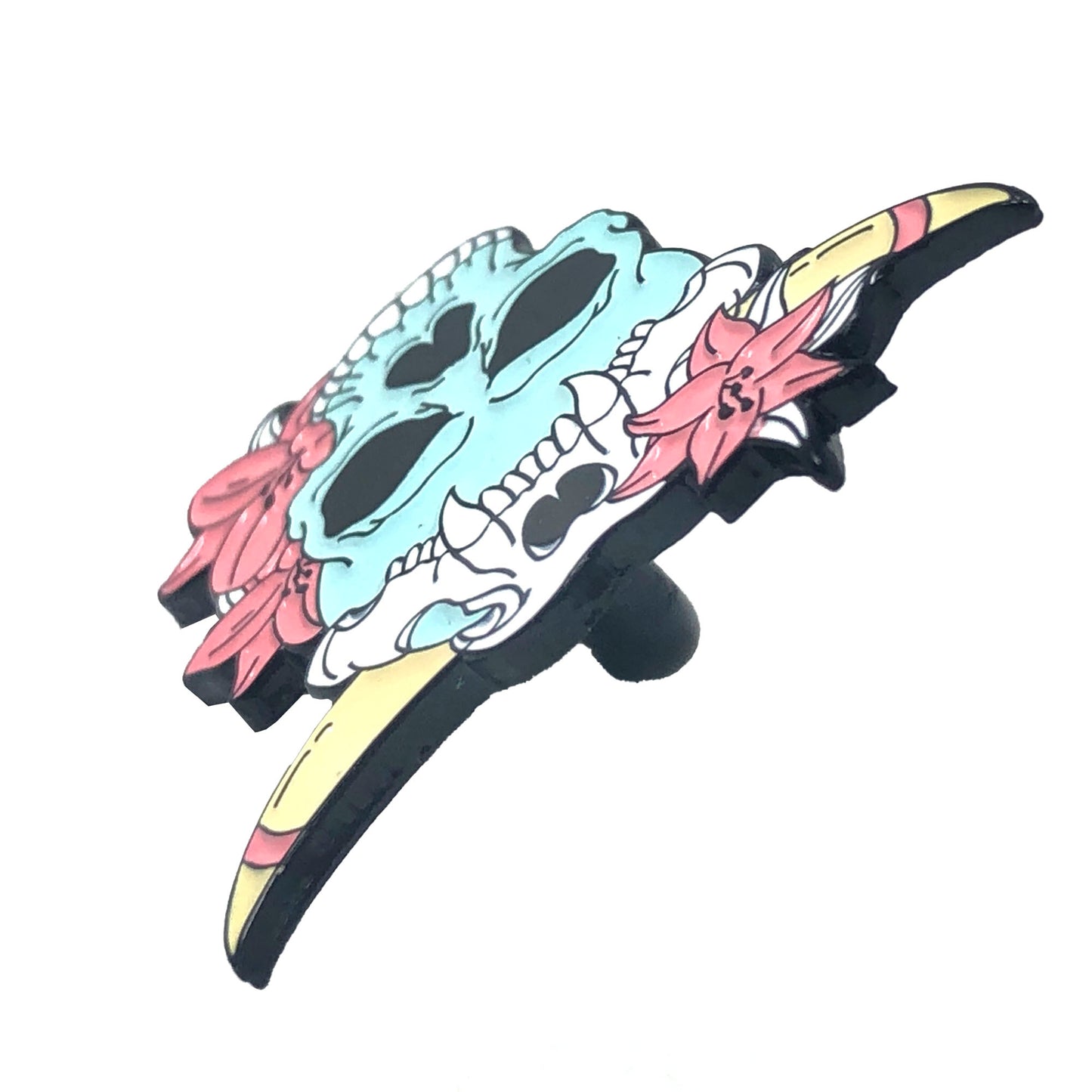 Pin Craneo con Cuernos