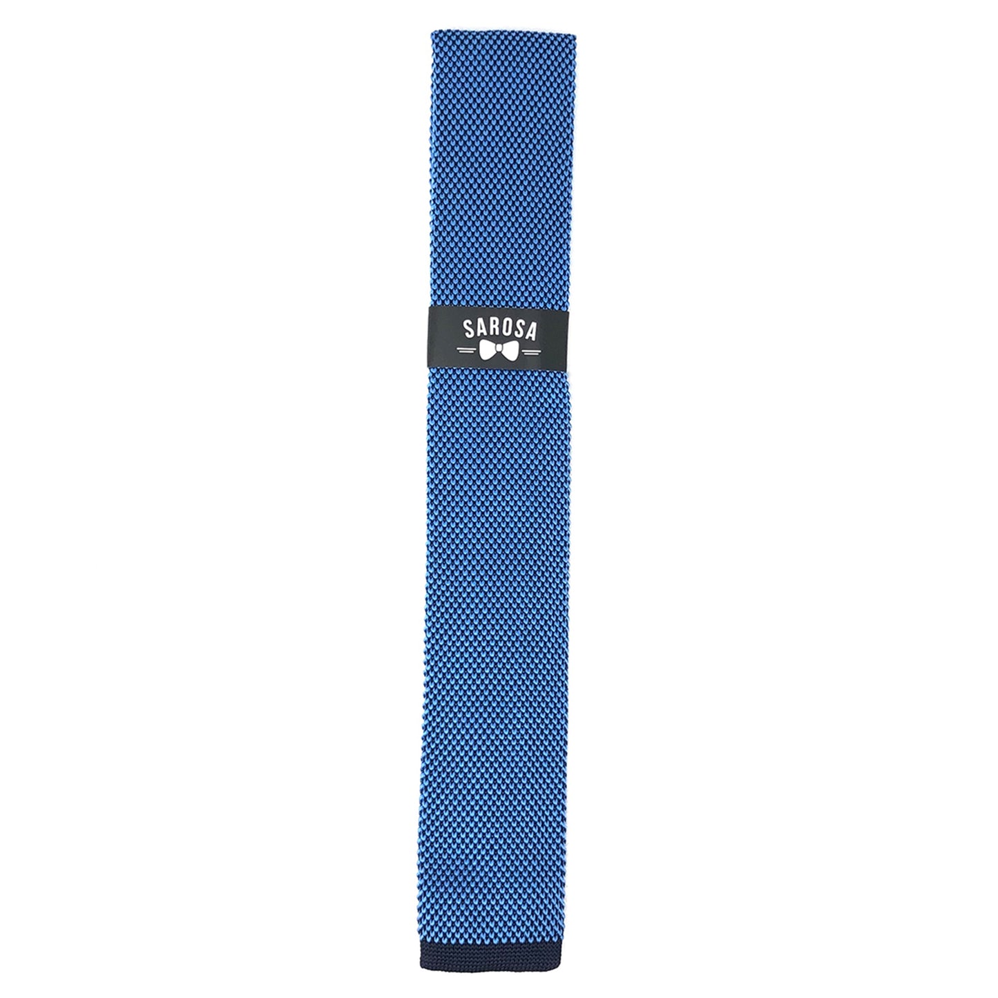 Corbata Tejida Azul Electrico