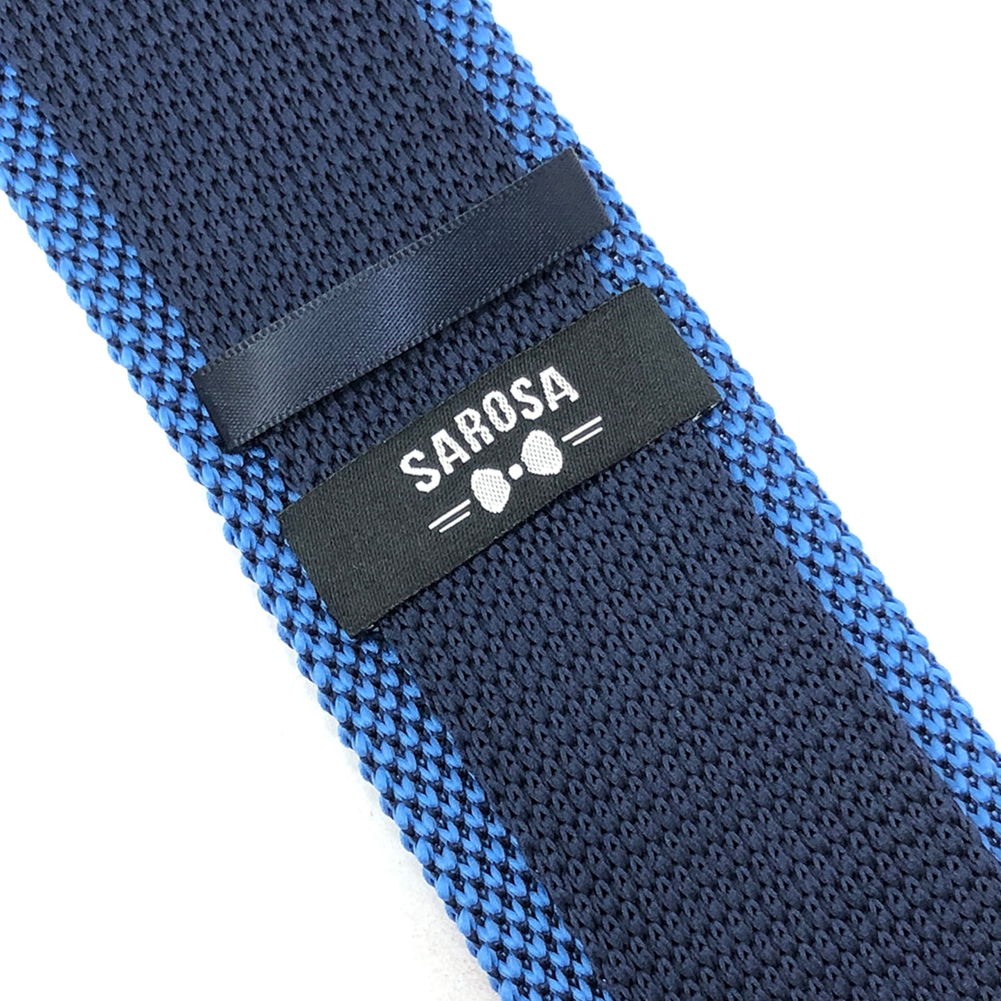 Corbata Tejida Azul Electrico