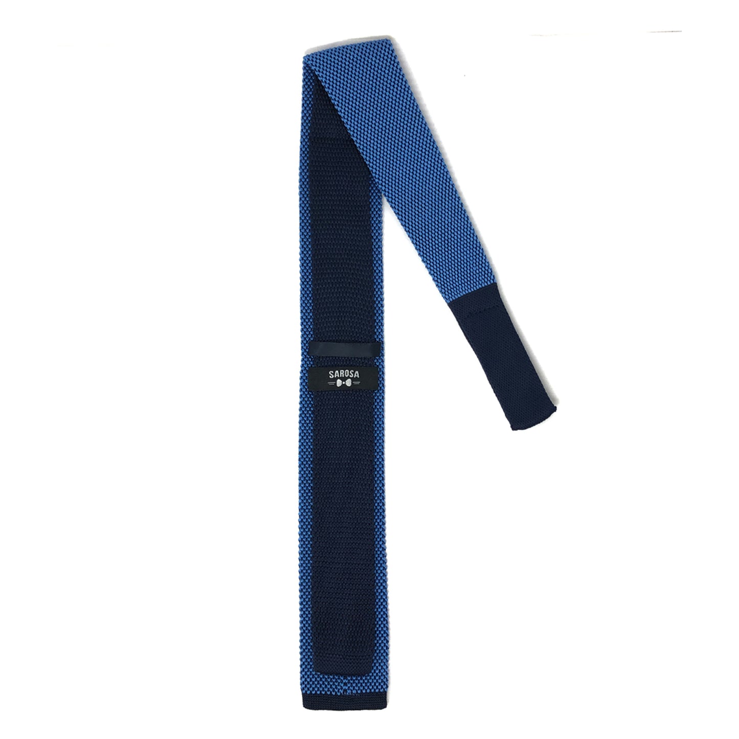 Corbata Tejida Azul Electrico