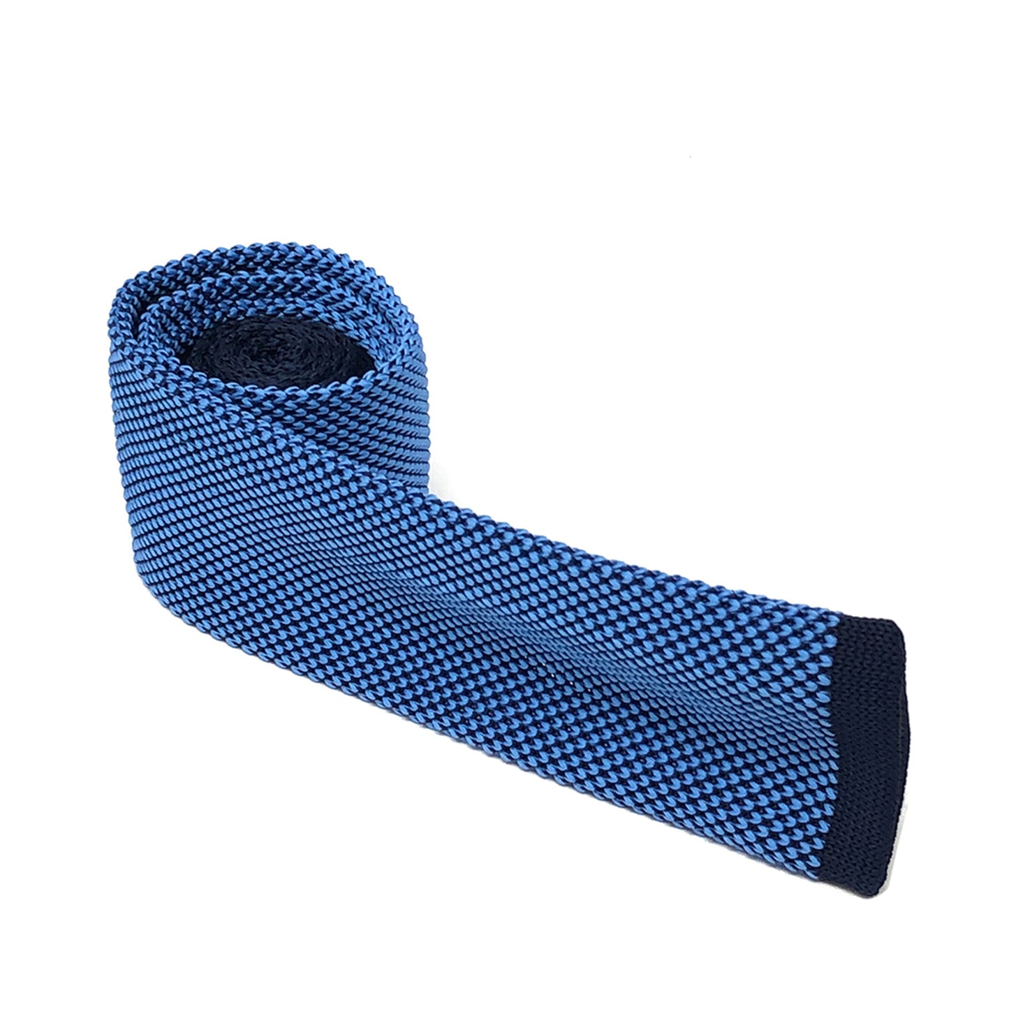 Corbata Tejida Azul Electrico