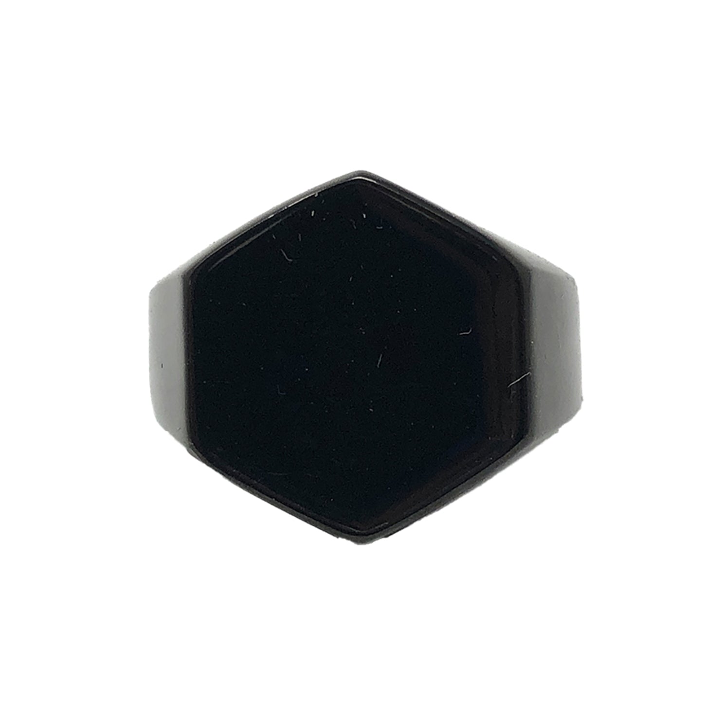 Anillo S. Lux Black Out Acero Inoxidable Caballero
