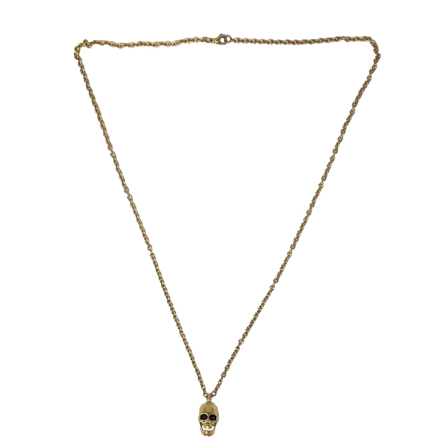 Collar de Craneo Dorado