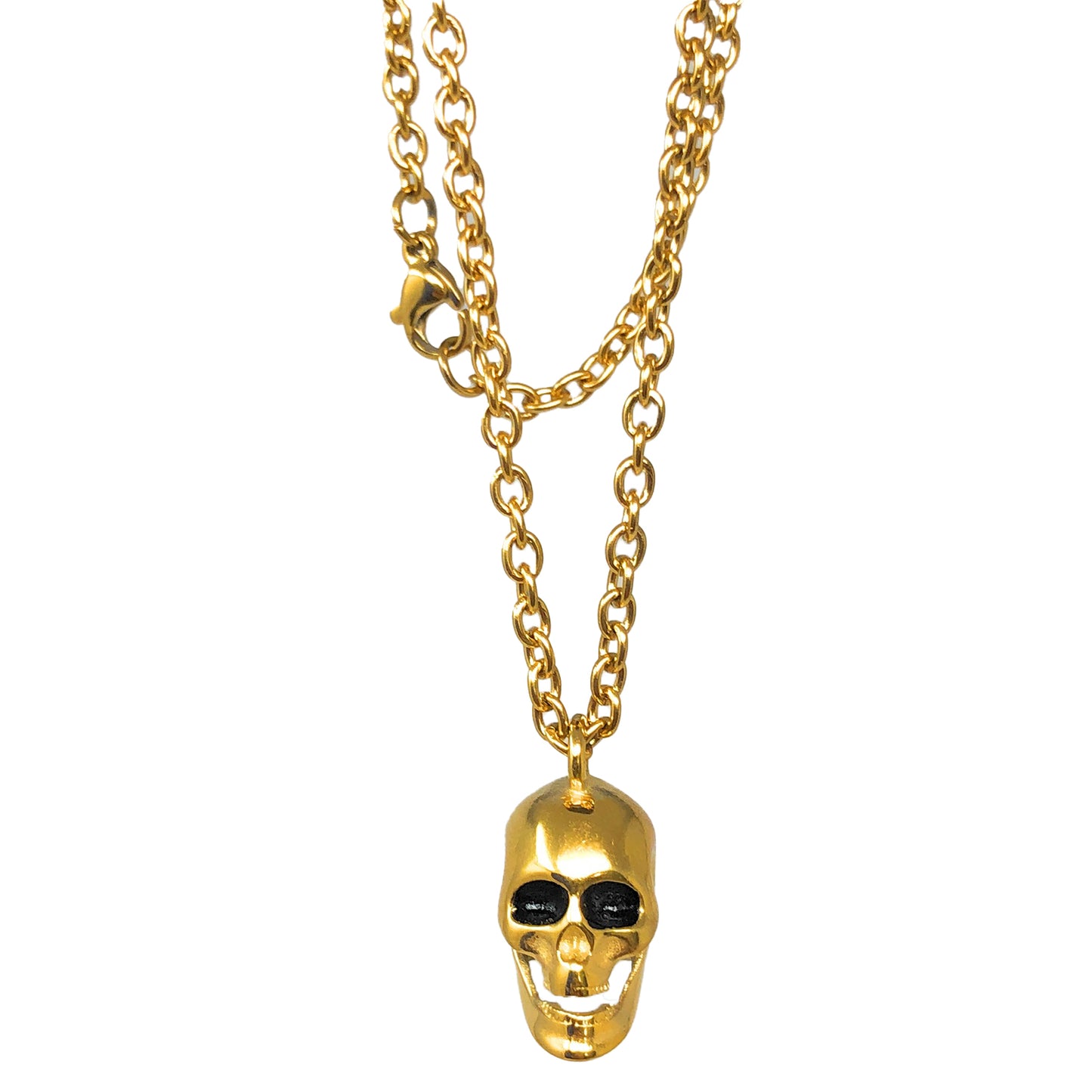 Collar de Craneo Dorado