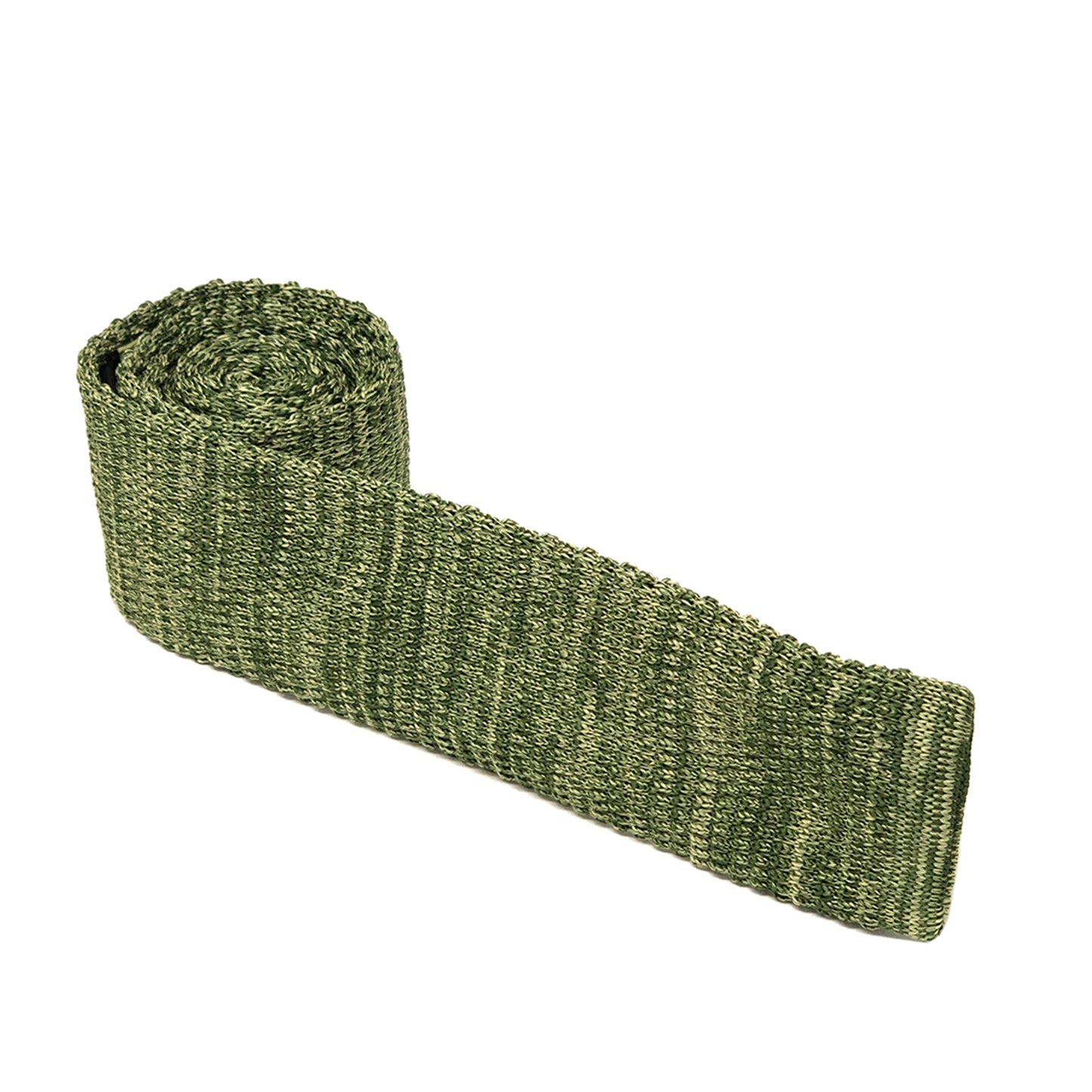 Corbata Tejida Verde Olivo