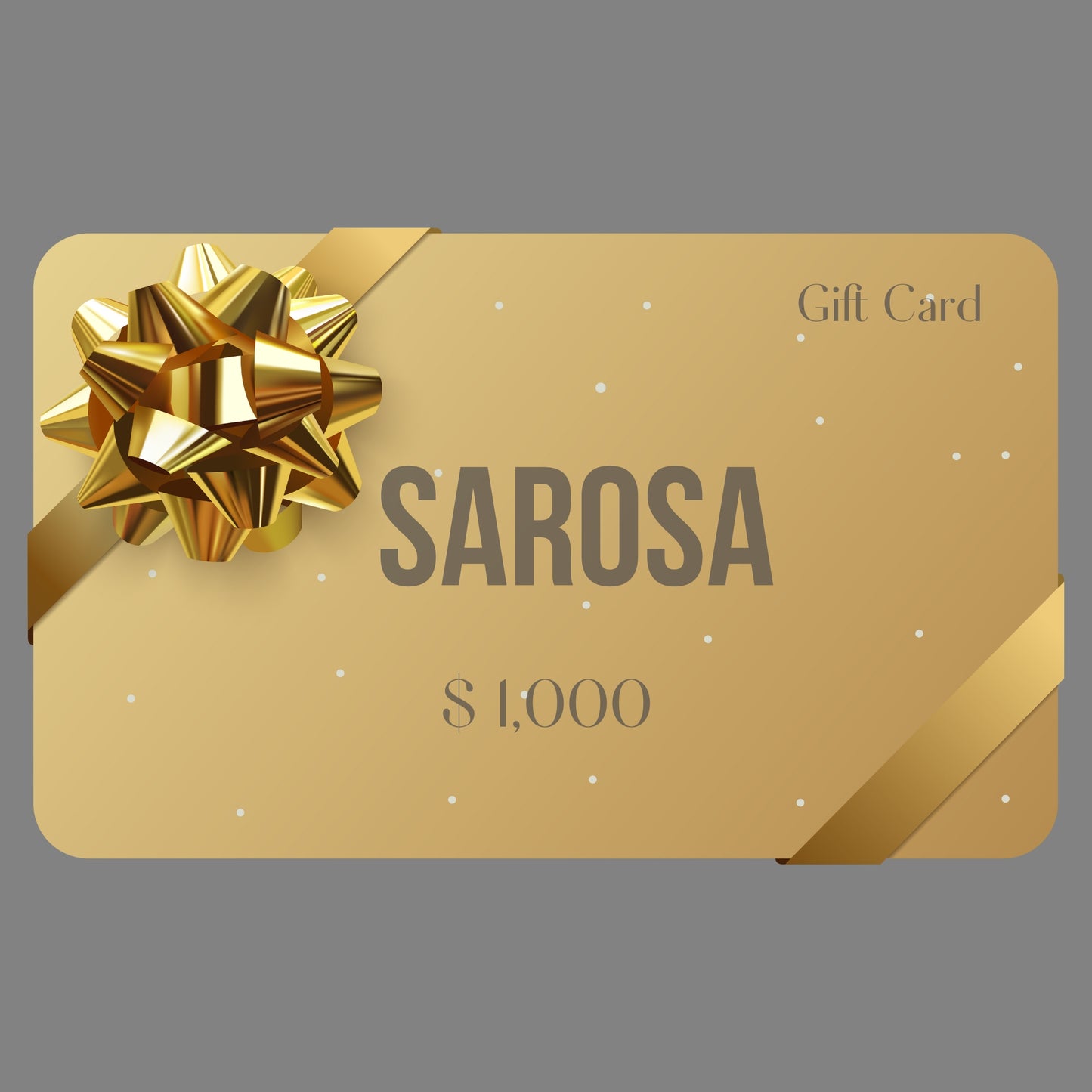 Gift Card SAROSA