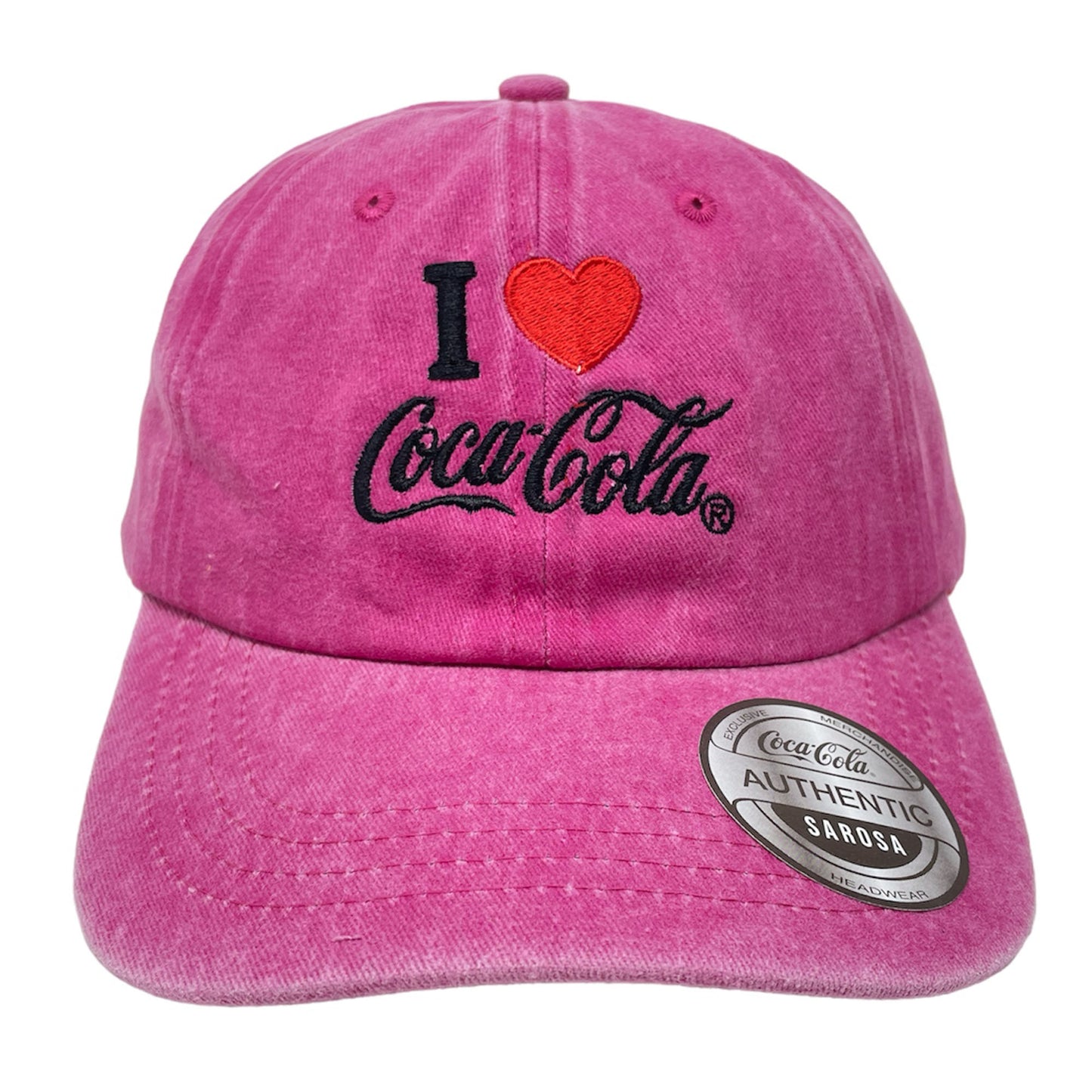 Gorra I ❤️ Coca Cola Rosa