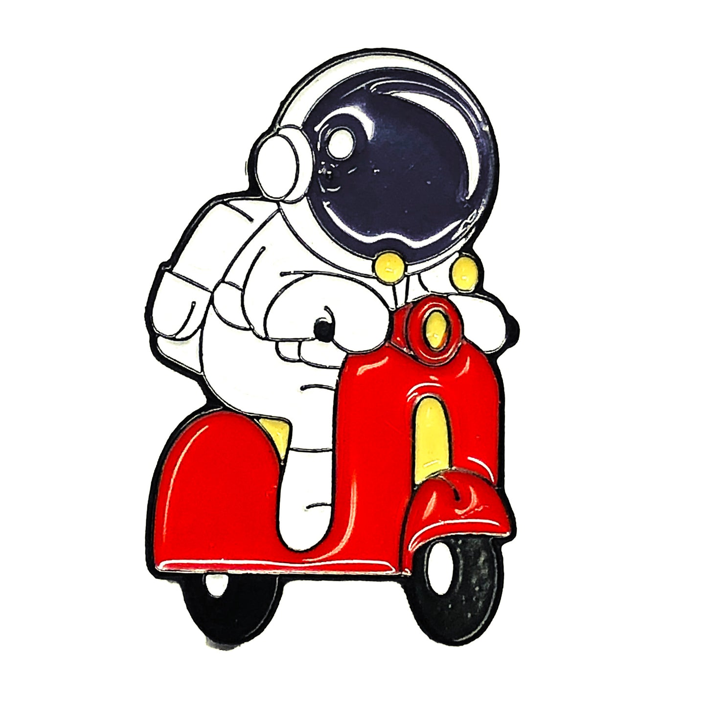 Pin Astronauta Biker Sarosa.